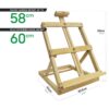 Mont Marte Small Pine Table Easel - Image 2