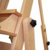 Mont Marte Tilting Studio Wooden Floor Easel. Height Adjustable Extra Large H-Frame Featuring a Large Tilt Range. Castor Wheels Allow Easy Movement and Can Be Locked into Place. - Image 5