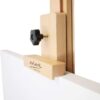 Mont Marte Tilting Studio Wooden Floor Easel. Height Adjustable Extra Large H-Frame Featuring a Large Tilt Range. Castor Wheels Allow Easy Movement and Can Be Locked into Place. - Image 7