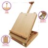 Mont Marte Tabletop Easels for Painting, Desk Box Easels for Kids Adults & Artists, Beech Wood - Image 2