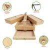 Mont Marte Multi-Purpose Wooden Art Box. 3 Layers of Storage for Organizing Art Supplies. Features a Leather Carry Handle for Easy Transport - Image 4