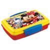 Cartoon Print square Leak proof Lunch Box with spoon and small box for kids birthday return gift - Image 2