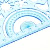2 Pc Drawing Templates Geometric Ruler - Image 6