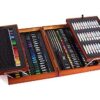 Mont Marte 174-Piece Deluxe Art Set, Art Supplies for Painting and Drawing, Art Kit in Wood Box Includes Acrylic, Oil, Watercolor Paints, Oil Pastels, Color Pencils - Image 2