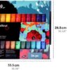 Mont Marte Acrylic Paint Set 23 Colours 36ml, Perfect for Canvas, Wood, Fabric, Leather, Cardboard, Paper, MDF and Crafts - Image 2