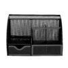5 Compartment Desk Organiser Pen Stand Pencil Holder Stationary Storage Organizer for Home, Office, Students, and Study Table - Image 5