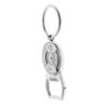 50 Years Calendar Compass Bottle Opener Silver Metal Keychain for Car, Bike Keyring - Image 2