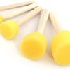 5pcs round paint foam-sponge brush set..