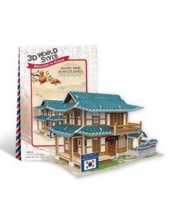 3D Puzzle Pastry Shop in South Korea Toys for School Kids Assembling Part1