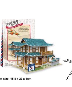 3D Puzzle Pastry Shop in South Korea Toys for School Kids Assembling Part2