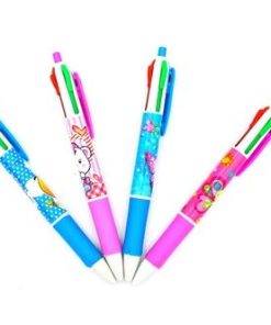 4 Colours in 1 Assorted Colorful Pen For School Kids Birthday Return Gift