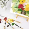 Mont Marte detail white acrylic pallete 23x30cm Ideal Artist Palette for Acrylic Paint and All waterbased Paints – White Painting Palette with Hole for Thumb - Image 6