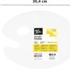 Mont Marte detail white acrylic pallete 23x30cm Ideal Artist Palette for Acrylic Paint and All waterbased Paints – White Painting Palette with Hole for Thumb - Image 7