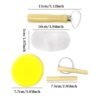 8 Pc Wooden Pottery Sculpting Clay Cleaning Tool Set, Includes Clay Cutting, Modeling, Trimming Tools, for Beginner Level Pottery and Smoothing, Cleaning, Carving, Shaping and Sculpting - Image 2