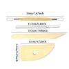 8 Pc Wooden Pottery Sculpting Clay Cleaning Tool Set, Includes Clay Cutting, Modeling, Trimming Tools, for Beginner Level Pottery and Smoothing, Cleaning, Carving, Shaping and Sculpting - Image 5
