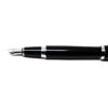 Baoer 516 Fountain Pen - Black with Chrome Trim - Image 4