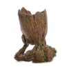 Bobble Beautiful 360 Degree Revolving Wooden Flower Pot for Office Desk Table Top Home Decor- Brown - Image 6