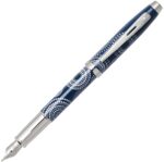 Sheaffer 9270 Gloss Blue Pattern Fountain Pen