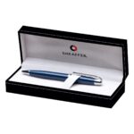 Sheaffer 9333 Ballpoint Pen with Refill and Glossy Navy with Chrome Trim - Blue - Image 3