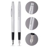 Cross Classic Century 0086 Chrome Fountain Pen With Stainless Steel Medium Nib - Image 2
