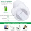 Cute Little Unicorn Silicone LED Night Lamp, USB Rechargeable Children Night Light with Warm White & 7-Color Breathing Modes, Touch Sensor Control - Image 5