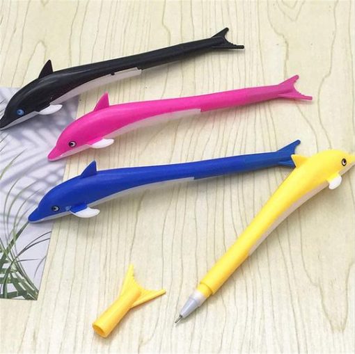 Animal Dolphin Shape Writing Gel Pen1