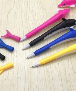 Animal Dolphin Shape Writing Gel Pen2