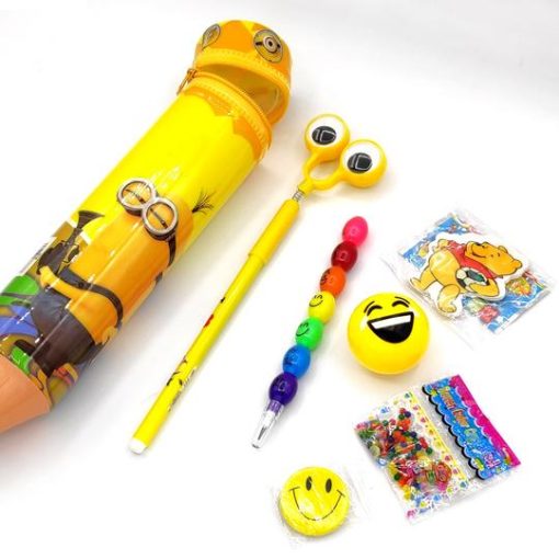 Big Pencil Style Zip Box With 5 Cute Items For Boys1