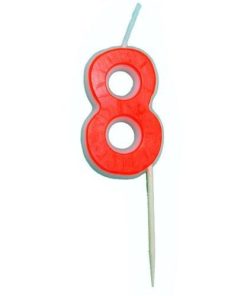 Candy Color Numbers Cake Decoration Candles3