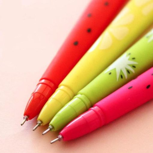 Candy Colors Cute Fruit Gel Ink Pen3