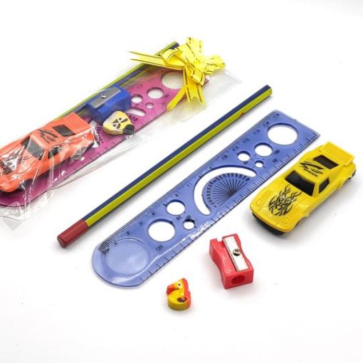 Car 5 in 1 Stationery Gift Set