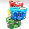Colorful Metal Piggy Money Bank with Key Lock ( Small 5.5x9cms ) - Image 2