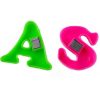 Colorful Plastic A-Z Alphabet Letters Fridge Magnets (Set Of 26) - Image 2