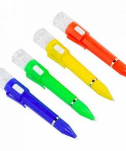 Colour Blinking Flashlight Torch Ballpoint Pen1