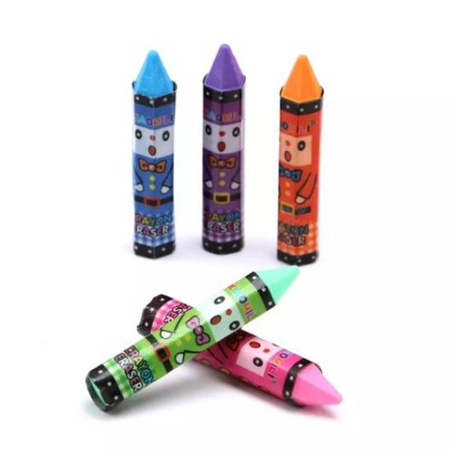 Crayon Shaped Eraser for kids 2 Pcs