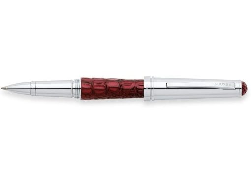 Cross Torero Bordeaux Crocodile Rolling Ball Pen AT0545 2 img1