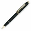 Cross Townsend Black Lacquer Selectip Rollerball Pen with 23KT Gold Plated Appointments img1