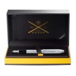 Cross Townsend 0046 Platinum Fountain Pen Rhodium Plated 18 Karat Gold Nib Medium - Image 3