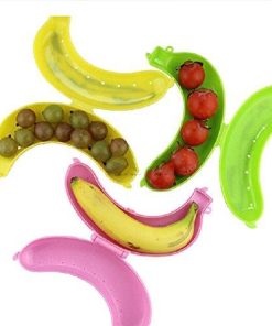 Cute Banana Fruit Protector Guard Container Storage Case Box Pack Of 12