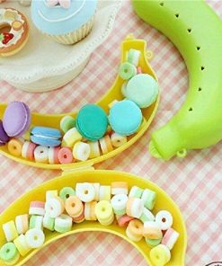 Cute Banana Fruit Protector Guard Container Storage Case Box Pack Of 13