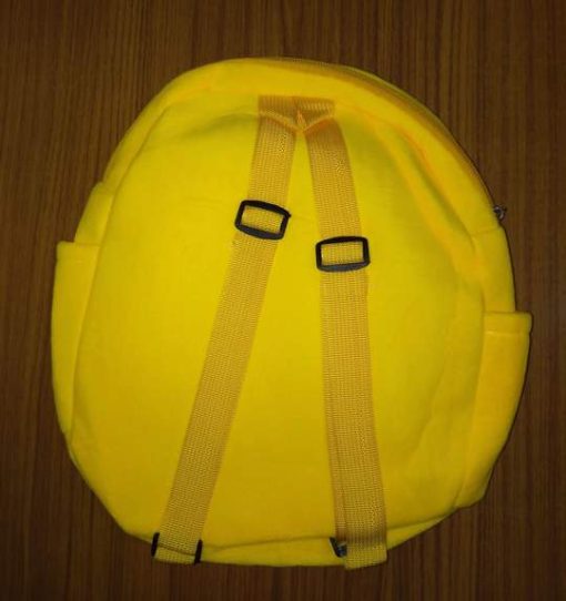 Emoji Smiley Design Yellow Soft School Carry Bag 3 Designs1