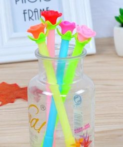 Flower Rose Gel Pen Candy Color Assorted4