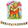 Happy Birthday Jungle Printed Banner