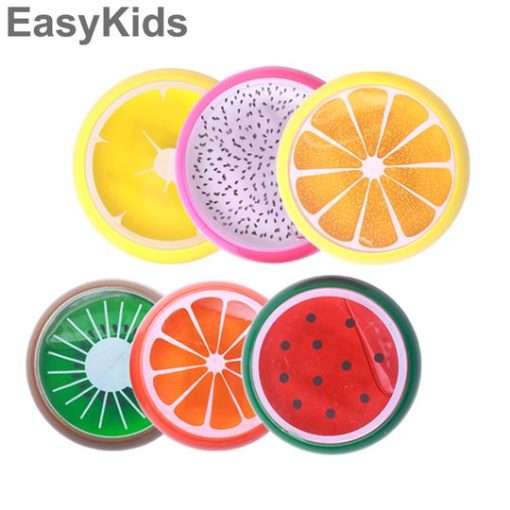 Kids Crystal Fruit Magnetic Colored Playdough Clay Slime1