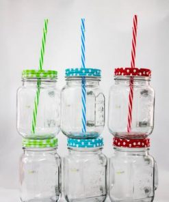 MASON JAR WITH HANDLE AND STRAW2