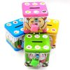Metal Square Piggy Money Bank with Key Lock (Small  6x6.2 cms) - Image 3
