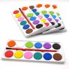 Mini Watercolor Palette With Brush - Image 3