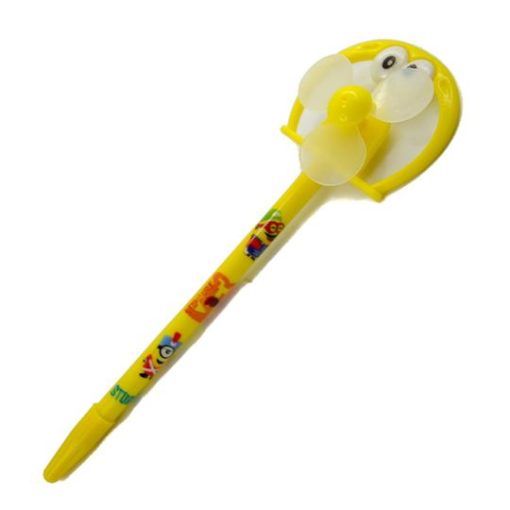 Minion Style Fan Pen With Doreamon Face Ball Point Pen