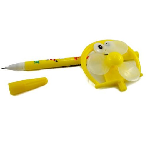 Minion Style Fan Pen With Doreamon Face Ball Point Pen1