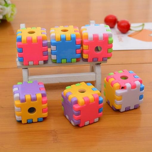 Rubik Building Blocks Pencils Sharpeners Toy3